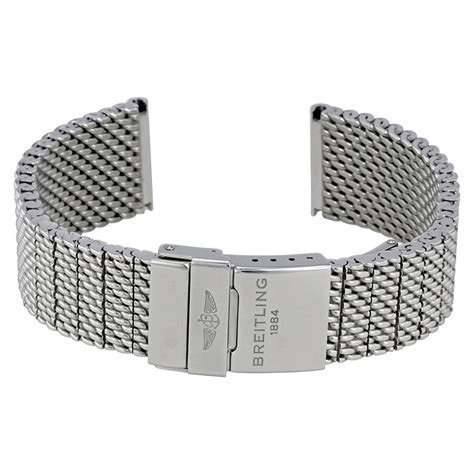 breitling black steel bracelet|authentic breitling watch bands.